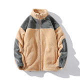 Men's Autumn Winter Coat Fleece-Lined Thickened Cotton-Padded Coat