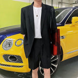 Seersucker Suit Casual Suit Jacket Male