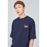 Men's T-shirt Short-Sleeved T-shirt Men's Summer Casual Street Trendy Sport Letters Printed Hip Hop Loose Couple Tee
