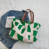 The Teacher Tote Tote Bag Large Capacity Canvas Bag Simple Textured One-Shoulder Bag Niche