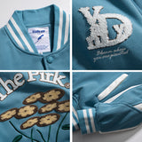 Letterman Jacket Outfit Senior Jackets Varsity Baseball Coat Autumn Street Casual Top