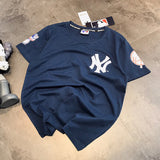 Yankees Summer Sleeve Couple's NY Printed T-shirt