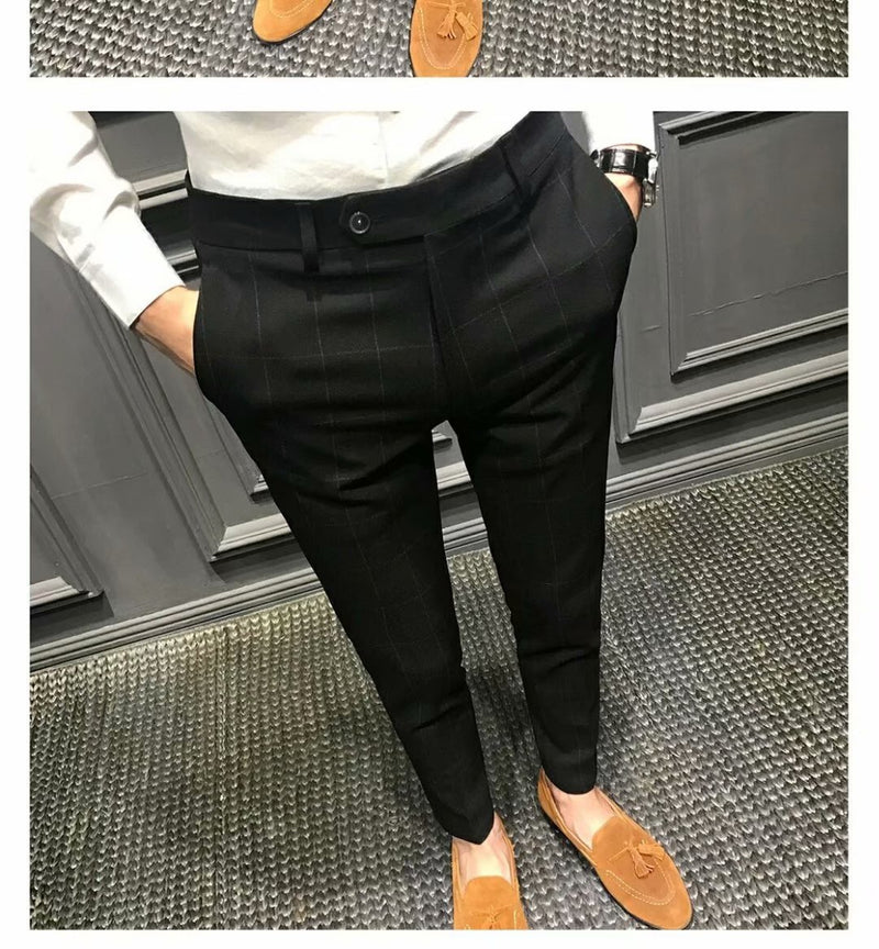 Men Suit Pants Casual Suit Pants