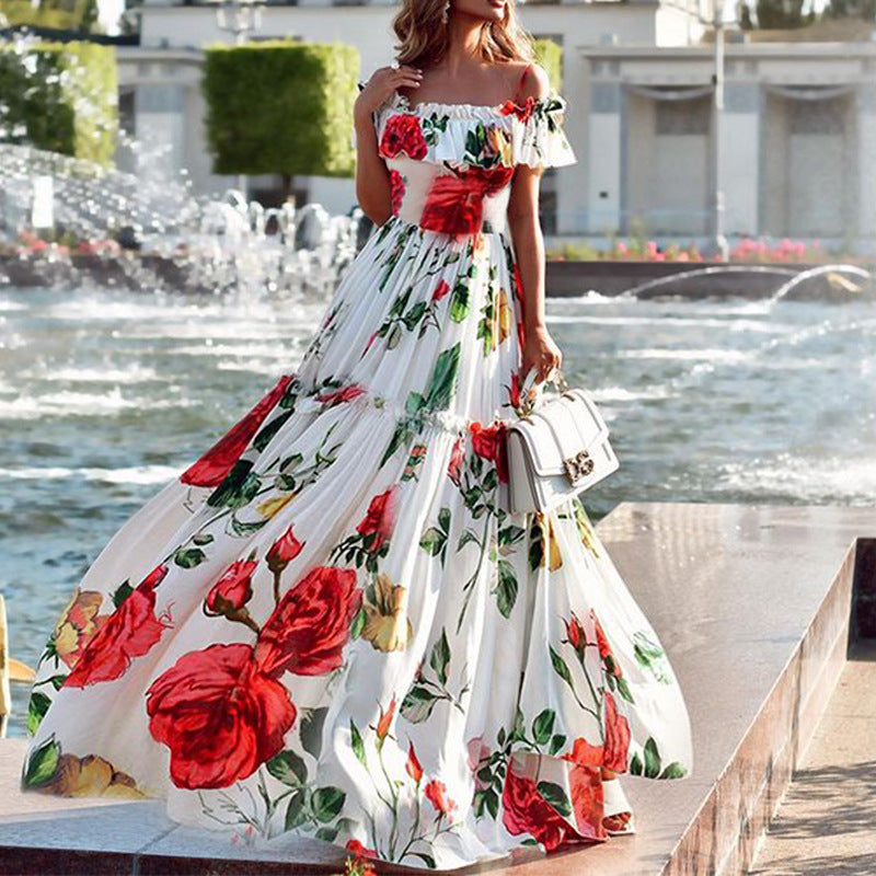 Women Bohemian Dress Loose Dress