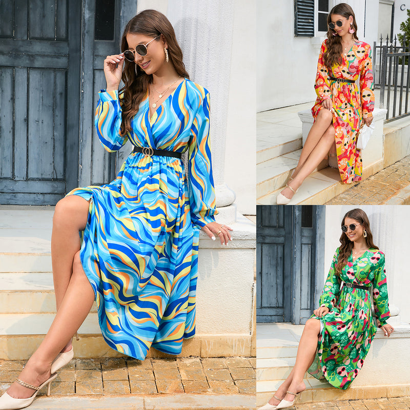 Nina Parker Dresses Pleated Long Sleeve Dress