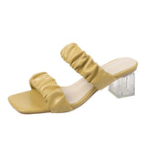 Nude Chunky Heel