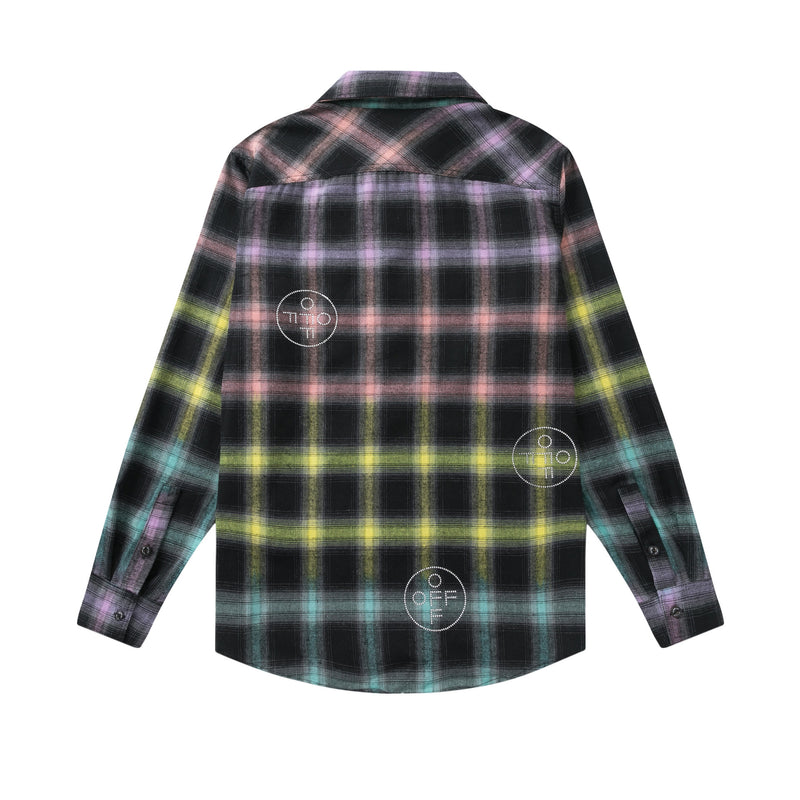 Off White Sweatshirt Long Sleeve Autumn Shirt Autumn and Winter Rhinestone Lettered Casual Shirt for Men and Women