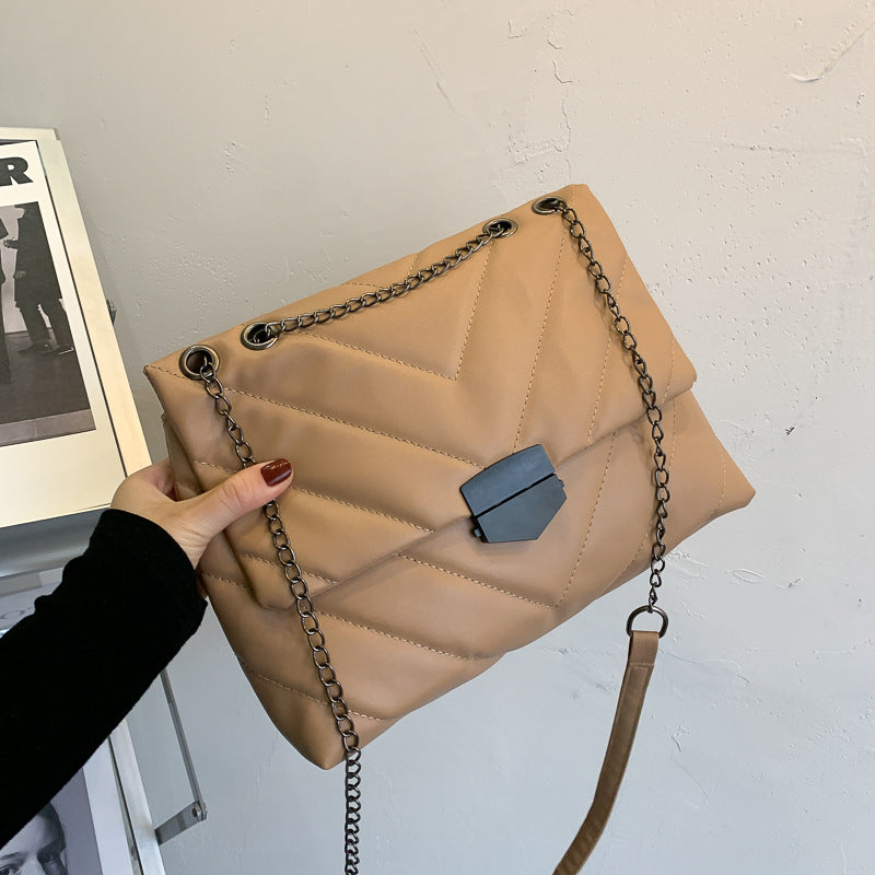 The Teacher Tote Crossbody Bag Large Capacity Totes Chain Shoulder Bag