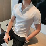 Men Polo Shirts Lapel T-shirt