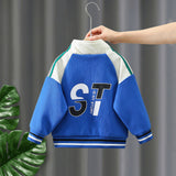 Toddler Boys Jackets Spring and Autumn Boys' Baseball Jacket Coat Children