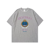 Man Summer T Shirt Badge Crew Neck