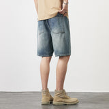 Men Shorts Denim Shorts Men's Summer Loose