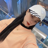Vintage Check Baseball Cap