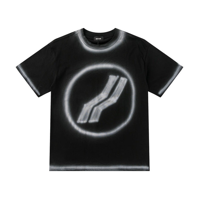 We11done T Shirt Summer Loose Men's and Women's round Neck Short Sleeve Cotton