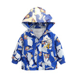 Toddler Boys Jackets Children's Ultraman Spider-Man Jacket