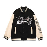 Letterman Jacket Outfit Senior Jackets Varsity Baseball Coat Embroidered Men's Loose Jacket