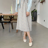 Nude Pumps Block Heel Leather Shoes
