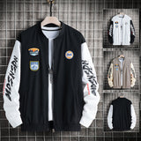 Varsity Jacket for Men Baseball Jackets Spring Loose Letter Printed Baseball Uniform Coats