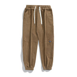 Men Cargo Pants Men's Casual Pants Loose All-Match Stitching