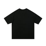 Men T Shirt Summer Casual Tops Men's Clothes Summer Wear National Fashion Boys round Neck Short Sleeve Casual Loose Letter Printed T-shirt