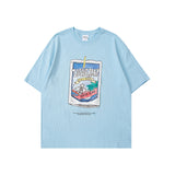 Man Summer T Shirt Graffiti Cartoon Anime