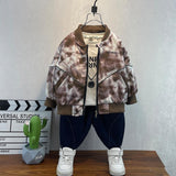 Toddler Boys Jackets Baby Coat Spring and Autumn Baseball Uniform Boys