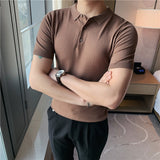 Men Polo Shirts Lapel T-shirt