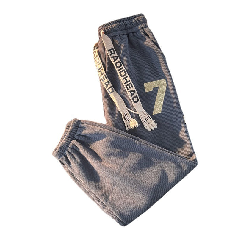 Men Sweatpants Men's Loose Sports and Leisure Trousers