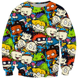 The Simpsons Sweatshirts Simpsons 3D Printed Crew Neck Sweatshirt