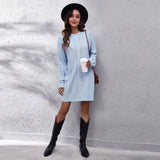 Sweater Dress Outfit With Tights 2 Piece Set Stand-Alone Hot Skirt Women's Knitted Dress Loose Women's Clothing