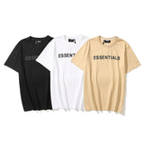 Kanye T Shirt Three-Dimensional Letter Short-Sleeved T-shirt Loose Couple Half T-shirt