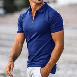 Polo Shirts Summer Men's Polo Shirt Short-Sleeved T-shirt