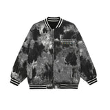 Letterman Jacket Outfit Senior Jackets Varsity Baseball Coat Jacket Men's Loose Lapel Baseball Uniform Jacket