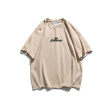 Man Summer T Shirt Cartoon Round Neck