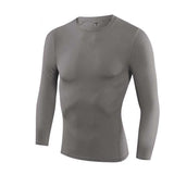 Moisture Wicking Shirts Workout Clothes Men's Tight Training Exercise Workout Quick-Drying Long Sleeve T-shirt