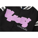 Letterman Jacket Outfit Senior Jackets Varsity Baseball Coat Men's Workwear Jacket