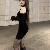 Sweater Dress Outfit With Tights 2 Piece Set Winter Knitted Dress Short Sweater Bottom Skirt