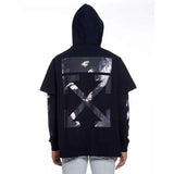Off White Hoodie Pullover Sweatshirts Men's Plus Size Sweater Owt Casual Fashionable Comfortable