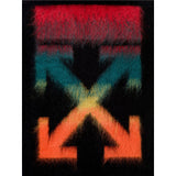 Off White Winter Sweaters Autumn and Winter Colorful Striped Arrow Print Loose Sweater