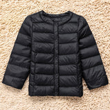Kids Winter Coats Puffer Jacket down Coat Autumn and Winter round Neck Short Warm