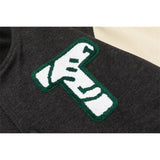 Letterman Jacket Outfit Senior Jackets Varsity Baseball Coat Retro Alphabet Loose Couple Casual Jacket