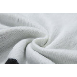 Off White Sweater Autumn Casual Fashionable Winter Arrow Print Round Neck Bottoming Shirt Knitted Sweater Owt