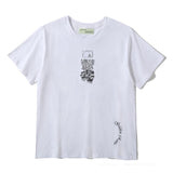 Off White T Shirt Ow Summer Short Sleeve Tshirt Plus Size Casual Clothing Owt