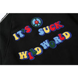 Letterman Jacket Outfit Senior Jackets Varsity Baseball Coat Printed Jacket Men's Coat
