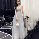 Semi Formal Dresses for Wedding Show Host Evening Dress for Women