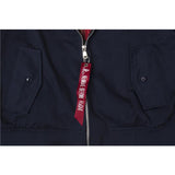 Men Bomber Jacket Dafeili Spring and Autumn Pilot Jacket Lapel Coach Coat Men