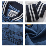 Letterman Jacket Outfit Senior Jackets Varsity Baseball Coat Men's Spring Loose Casual Jacket Men's