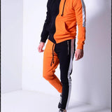 Men Tracksuit Set Jogging Suits Mens Men's Trendy Muscle Workout Training Casual Sports Running Exercise Breathable Quick-Drying