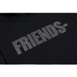 Vlone Hoodie Sweater Friends plus Size Retro Sports Pullover Hoodie for Men and Women
