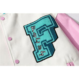 Letterman Jacket Outfit Senior Jackets Varsity Baseball Coat Cartoon Jacket Men's Coat
